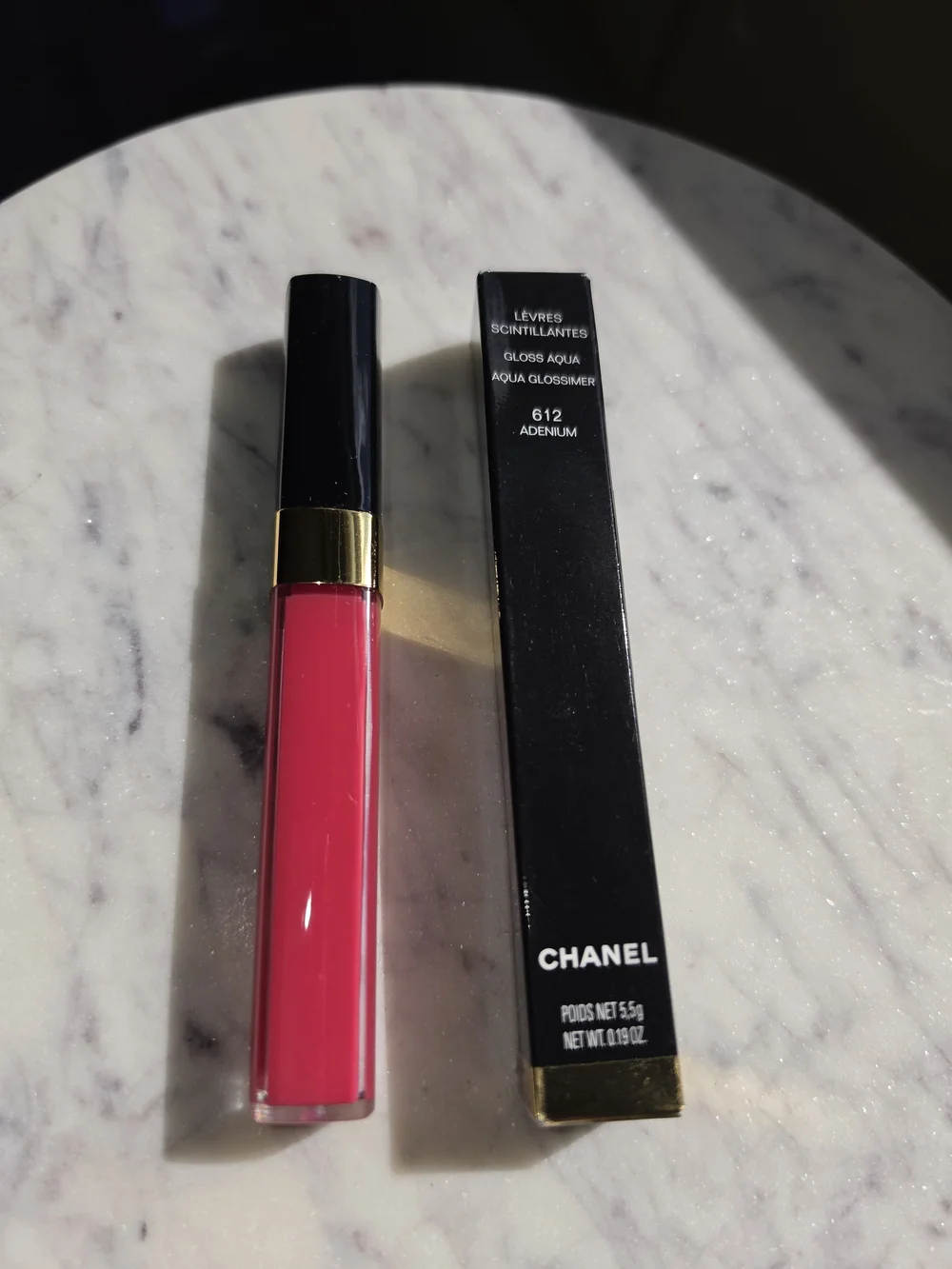 RARE CHANEL AQUA GLOSSIMER 612- 